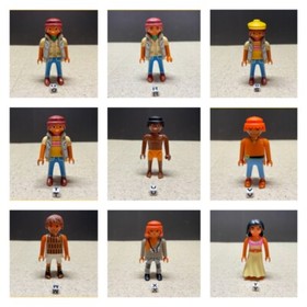 Playmobil Ethnic Woman Men Child Police Swimming Suit Explorer Dress Blue Jeans