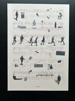 BTS Photocards and Artwork Set from BTS Anthology II Piano Sheet