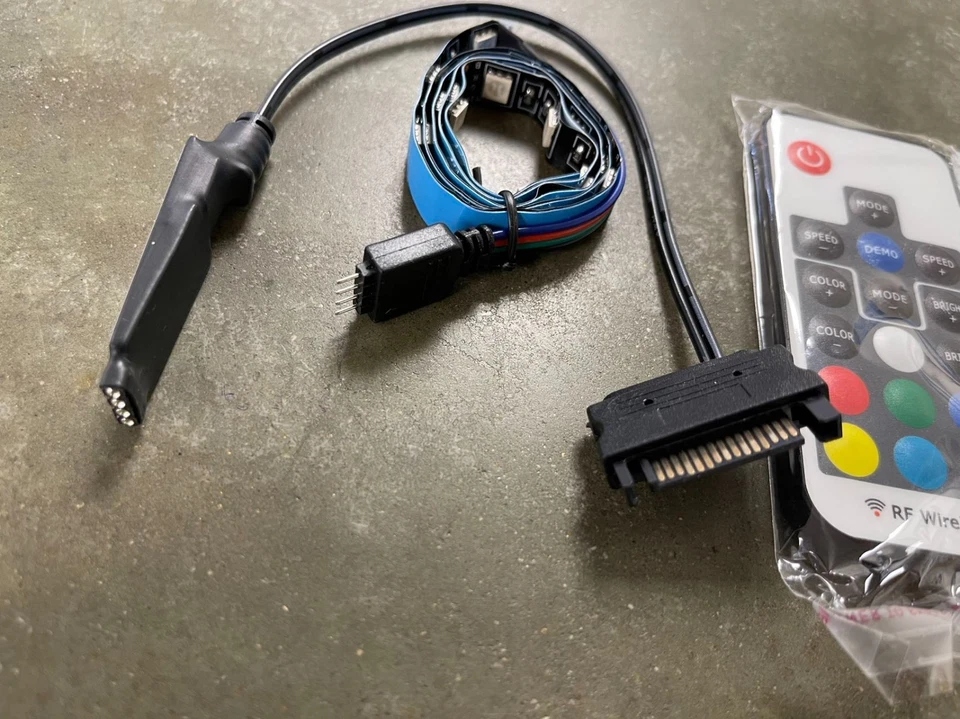 Remote Controller RGB Control Box DC 12V For LED Strip Light - Image 2 of 2