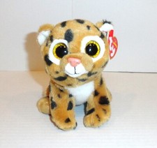 New Ty Beanie Babies Leopard Freckles Plush 6" Big Eyes Retired 2015 P61
