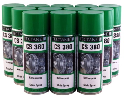 Kettenspray Tectane 12x400ml Hochleistungs Haftschmierstoff Motorrad farblos 