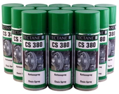 Kettenspray Tectane 12x400ml Hochleistungs Haftschmierstoff Motorrad farblos  - Bild 1 von 3