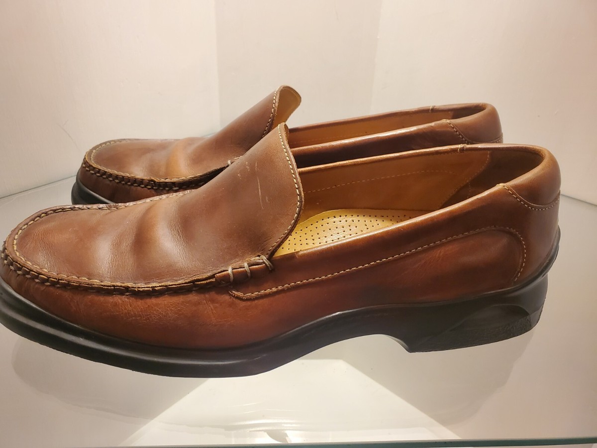 Cole Haan Men Moc Toe Slip On Loafers Size US 112M Brown 