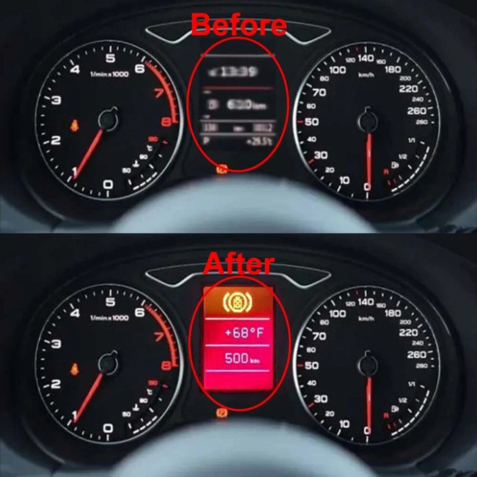 LCD Display Screen Instrument Cluster for Audi A4 B5 A6 C5 VW Volkswagen Foto 2 de 4