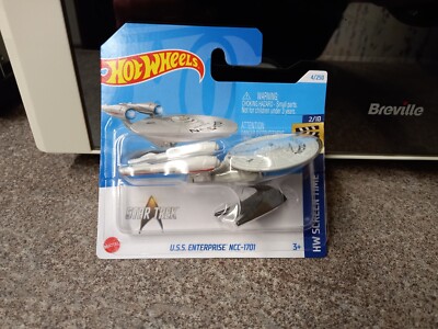 Hot Wheels 2024 U.S.S Enterprise NCC-1701 Star Trek Model 2/10 4/250