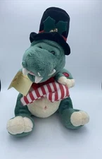 PBC International Holiday Dragon Musical & Animated Plush Lights Up Sings 14”