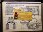 GI JOE Cobra HISS High Speed Sentry Blueprints Instructions + Enemy FILE CARD