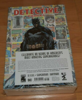 DC Comics 80 Years Of Superman/Batman Slipcase Hardcovers NEW