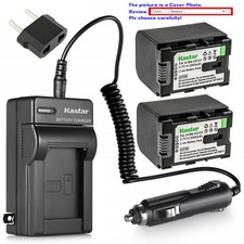 Kastar Battery AC Charger for JVC BN-VG121  JVC Everio GZ-HM35 Everio GZ-HM40