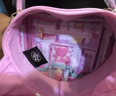 polly pocket quilted heart crossbody bag