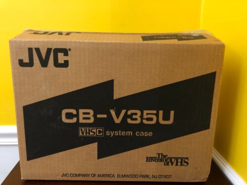 Original JVC CB-V35U caméscope système VHSC étui en plastique dur neuf boîte ouverte - Photo 1 sur 6