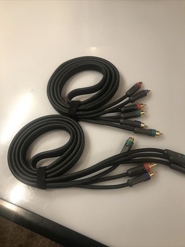 6' Belkin PureAV Component Video Cable cord with Gold Tips SET OF 2 - Picture 4 of 6