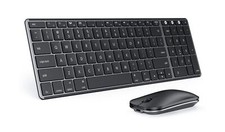 Wireless Bluetooth Keyboard and Mouse for Mac, Multi-Device Rechargeable Slim...