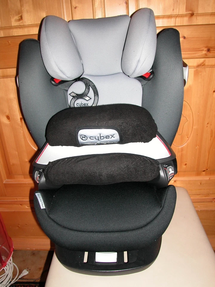 EKO Sommerbezug Schonbezug Frottee Fangkörper Cybex Pallas M + M-Fix S-Fix schwarz