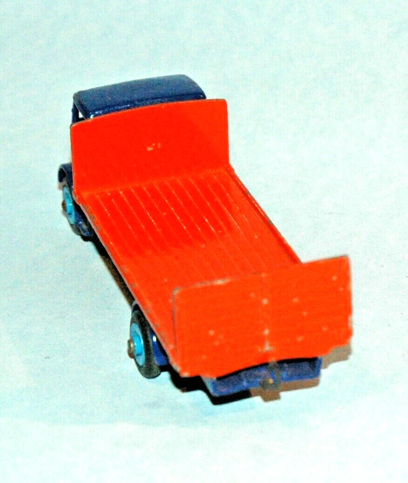 913 Meccano DINKY SUPERTOYS GUY OTTER FlatDeck Tailboard violet blue orange 1956 - Image 4 of 4