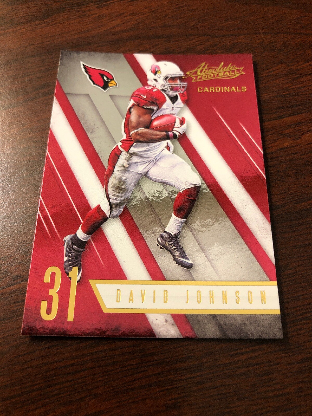 David Johnson 2016 Panini Absolute Cardinals Card #87 *599*