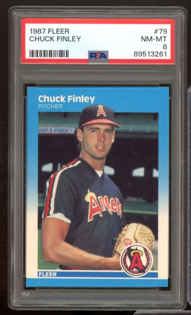 Chuck Finley trading card