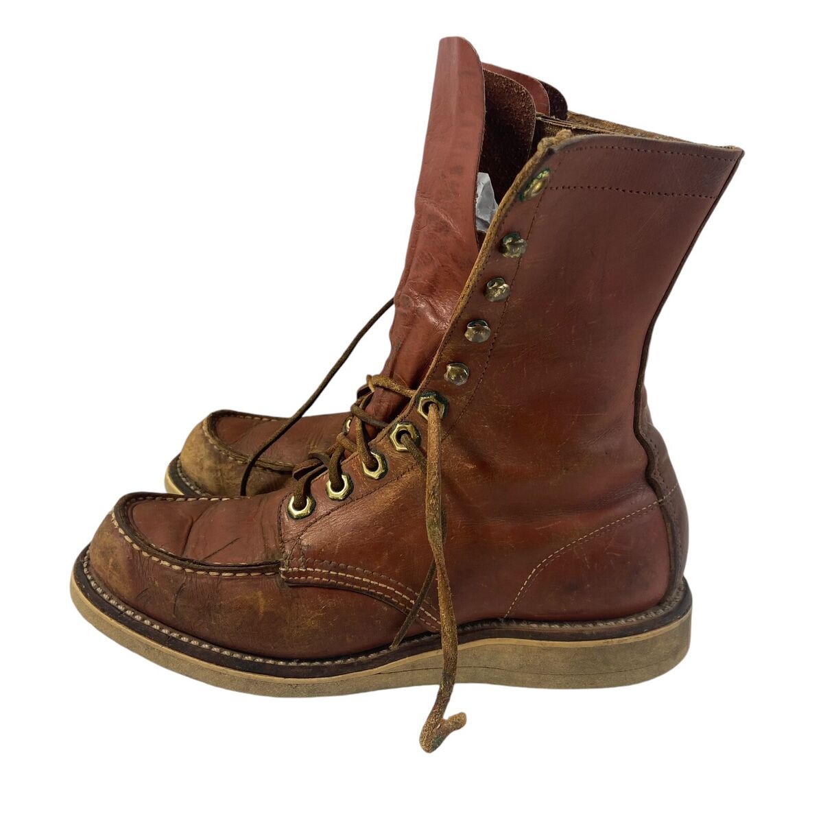 Red Wing Tuffy Boots 6D 9332 Vintage Russet Retan Leather | eBay Red Wing Tuffy Boots 6D 9332 Vintage Russet Retan Leather | eBay