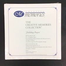 Creative Memories The Holiday Pages 12x12 Blank Scrapbook RCM-12H New