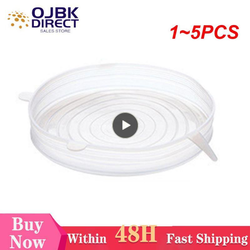 1~5PCS Universal Cover Versatile Eco-friendly Reusable Food Wrap Leak-proof Cook