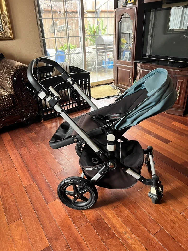 Bugaboo Cameleon 3 Baby Stroller 100176032 Dragonfly Seat Teal Green Toddler - Image 4 of 4