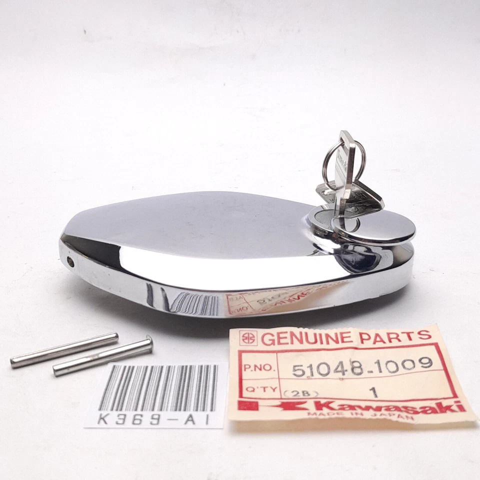 Tapa del tanque de gasolina Kawasaki GTO KH250 KH400 KH500 KZ650 KZ750 KZ900 51048-1009 NUEVO #6 Foto 4 de 4