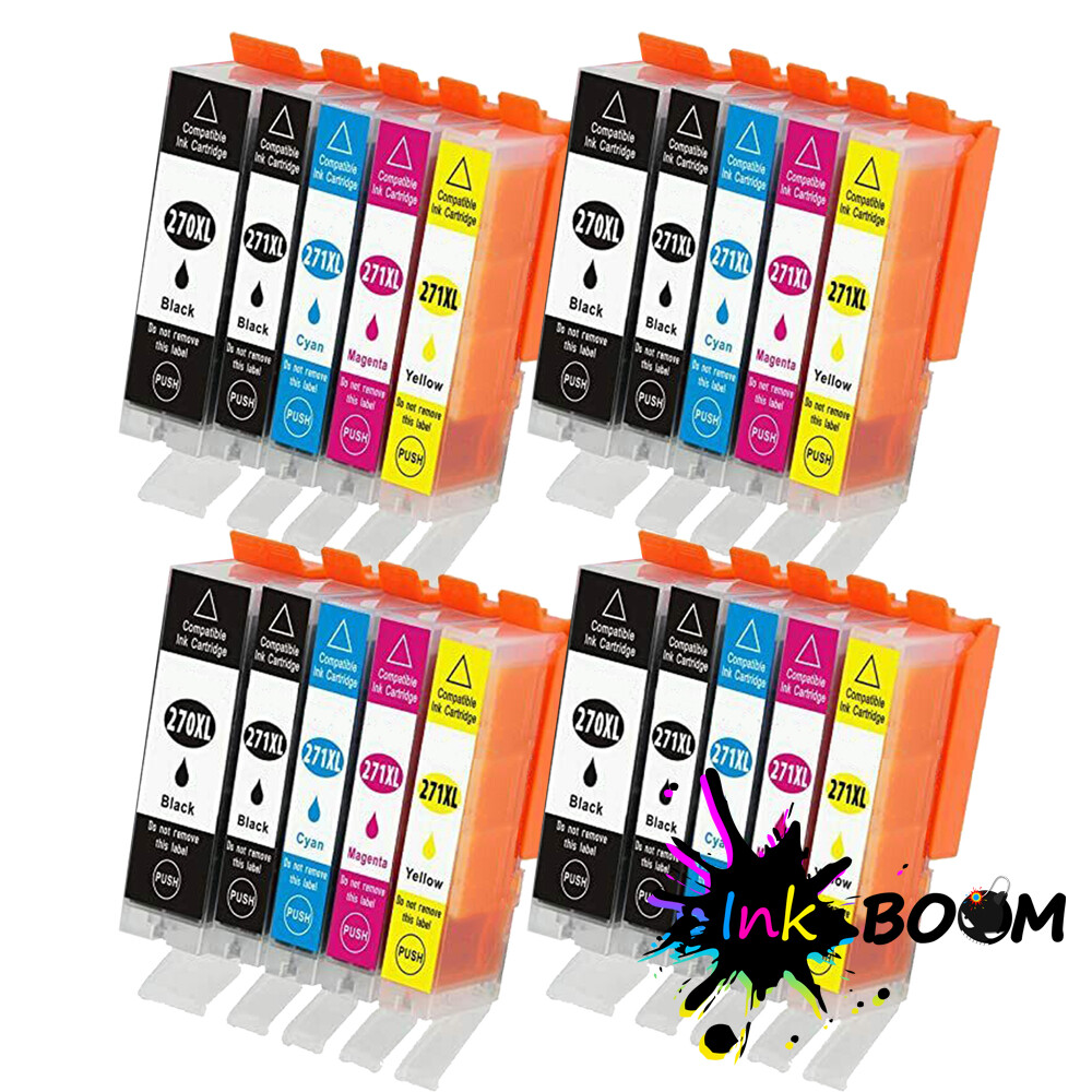 20 Ink Cartridges for PGI-270 CLI-271 PIXMA MG5722 MG6821 MG6822 TS5020 TS6020