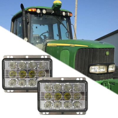 2x LED Scheinwerfer Für John Deere 7220 7320 7130 7230 6215 6415 6615 6715 7130
