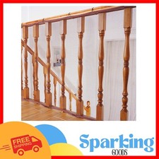 Dark Brown Banister Safety Net for Kids  Pets - 15ft x 3ft Durable Guard