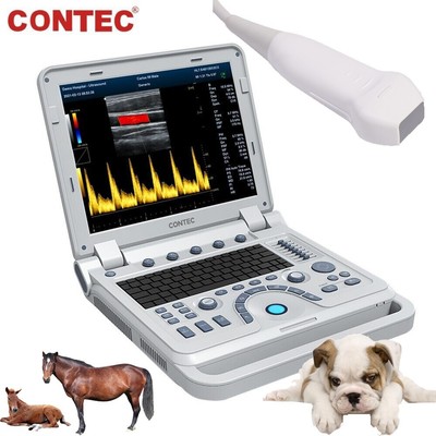 Veterinary VET Color Doppler Ultrasound Scanner CMS1700B With Phased Array Probe