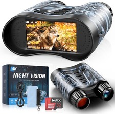 Night Vision Goggles, 4K Night Vision Binoculars 3.2" HD Display and 32GB TF Car