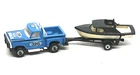 Matchbox Lesney TP-29 Flareside Pick Up blue & Boat very rare black deck vnmint!