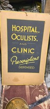 Original 1920s Apothecary Sign
