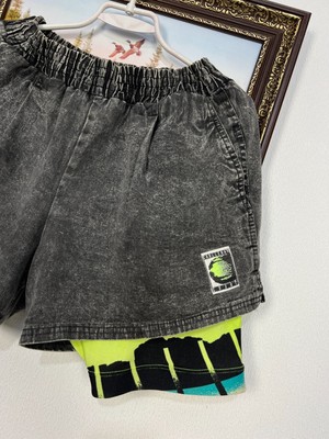 Vintage 90 Nike Andre Agassi Acid US Open Challenge Court Denim