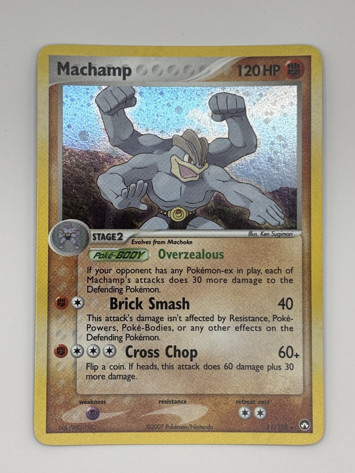 Machamp - 11/108 - EX Power Keepers - Holo - Pokémon TCG 2007 Vintage 11/108 NM