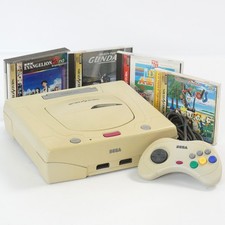 Sega Saturn WHITE Console Tested System HST-3220 JAPAN Game -NTSC-J- B66151246