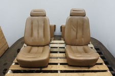 Set Front Rear Driver Passenger Tan Leather Seats Ferrari Mondial Cabriolet 1985 Set Front Rear Driver Passenger Tan Leather Seats Ferrari Mondial Cabriolet 1985