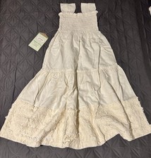 Persnickety Girls Sz 4 Years Eleanor Ruffled White Dress