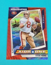 2021 Panini Rookies & Stars Airborne Red Wave #AB-29 Steve Young FOOTBALL Card X