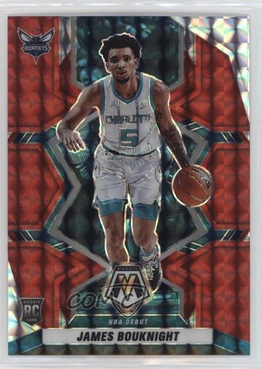 2021-22 Panini Mosaic NBA Debut Red Mosaic Prizm James Bouknight #274 ku9