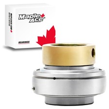 HC207-22, NA207-22 Insert Bearing 1-3/8" Bore Spherical OD Lock Collar Lube Hole