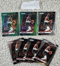 2024-25 Panini Prizm - Deandre Ayton #5 Green Prizm Double And Base