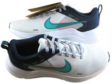Nike Women's Downshifter 12 Running Shoes White Obsidian Red Jade Size 7.5 NIB