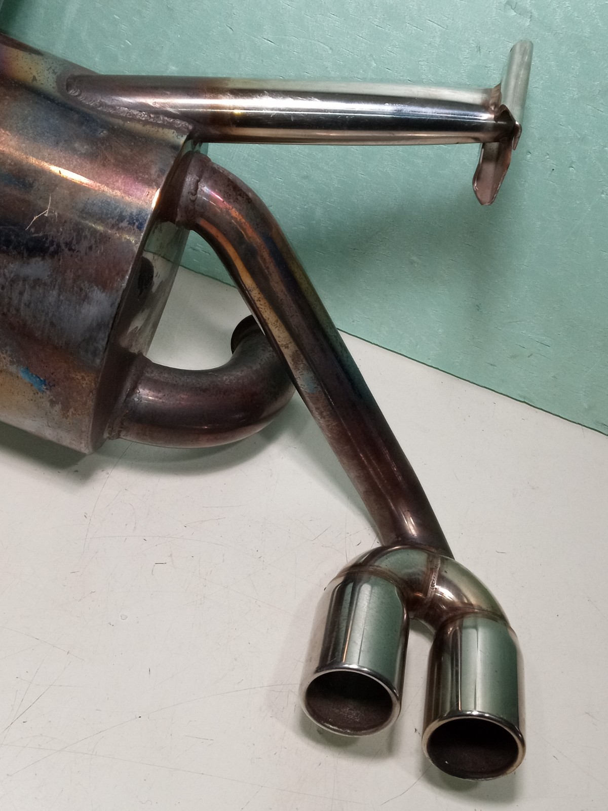 Ferrari 355 Engine  Exhaust Muffler Silencer_Stainless Steel