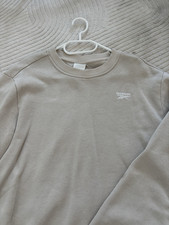 Reebok Herren Sweatshirt S Beige Rundhals Pul...