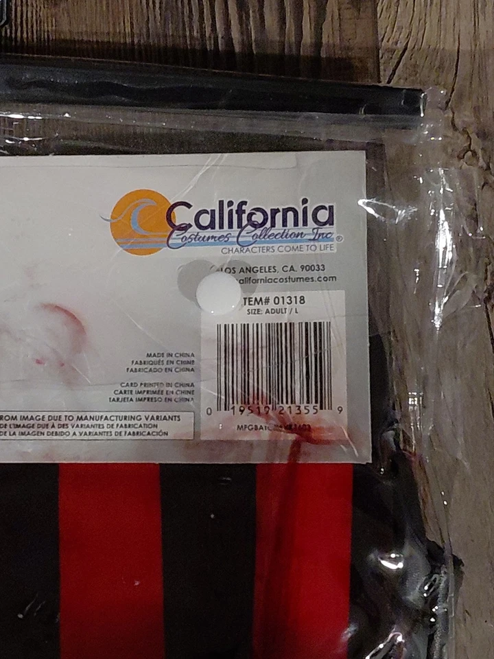 Disfraces de California 01318 pirata despiadado adulto Foto 3 de 3
