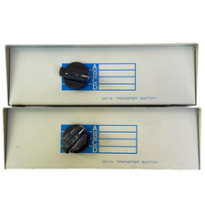 4-Way DB9 Male Manual Data Transfer Switch Box Rotary Printer RS232 Serial Lot 2