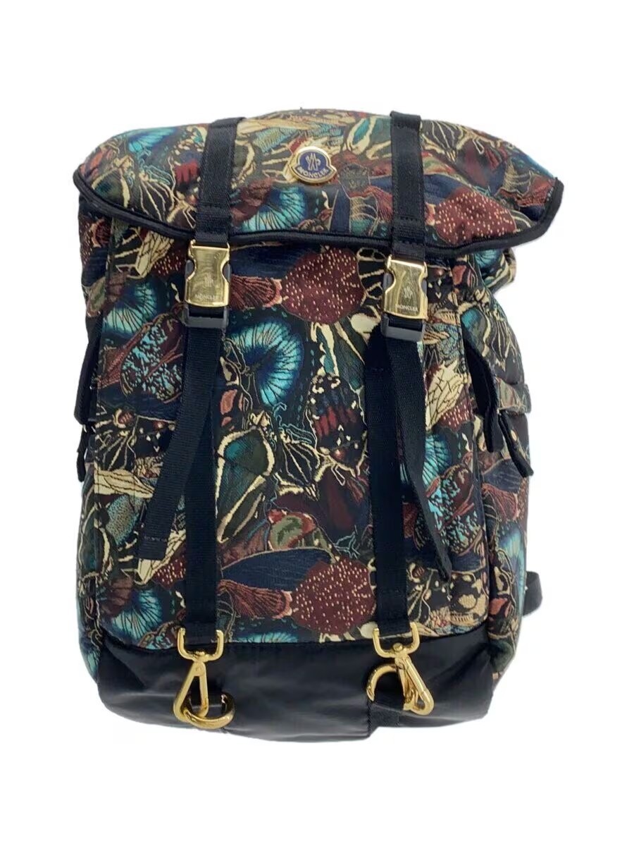 MONCLER Backpack Floral Pattern Polyester Fashion… - image 1