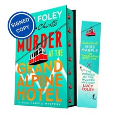 Signed Book - Murder at the Grand Alpine Hotel by Lucy Foley Sprayed Edges 1st