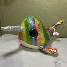 Nori Norwhal 2018 Ty Beanie Boo's 13" Plush Whale Toy Great With Tags